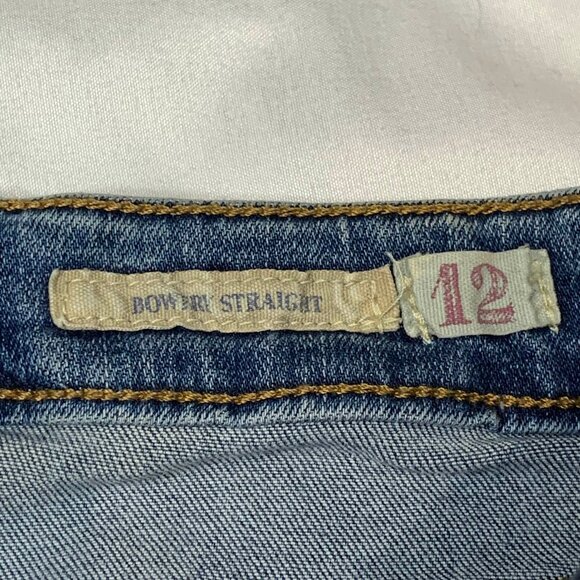 NWT VTG Y2K Polo Ralph Lauren Jeans Women's XS Blue Bowery Straight Low Rise - Picture 7 of 14